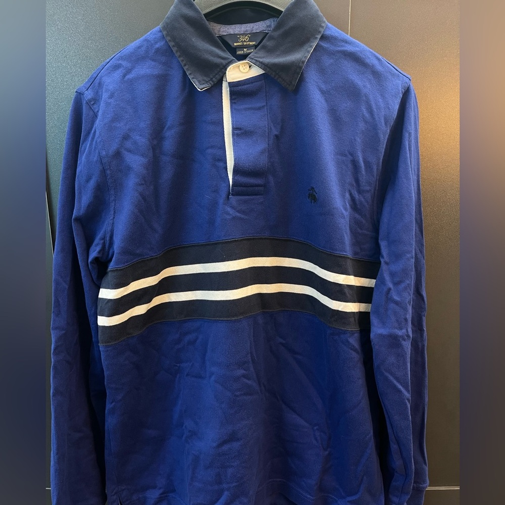 MENS BROOKS BROTHERS LONG SLEEVE POLO